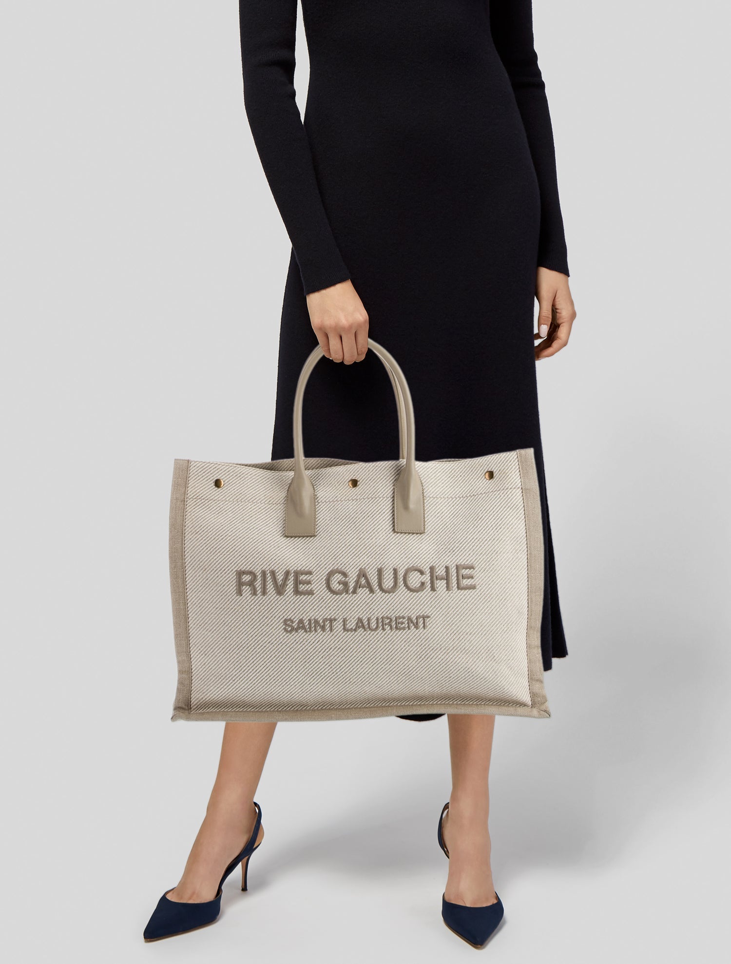 Saint Laurent Canvas Rive Gauche Large 2022